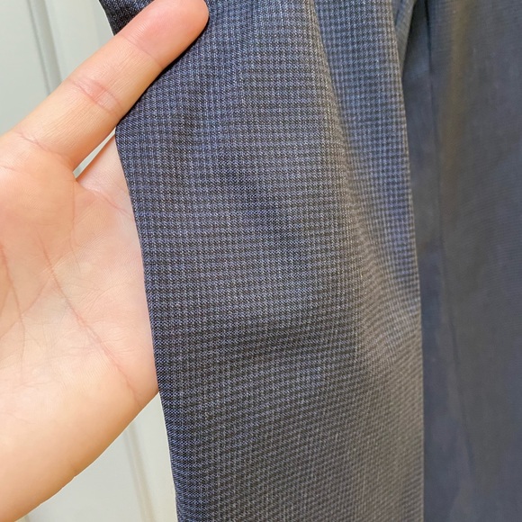 Hugo Boss Jeffrey trousers navy houndstooth - Picture 3 of 6